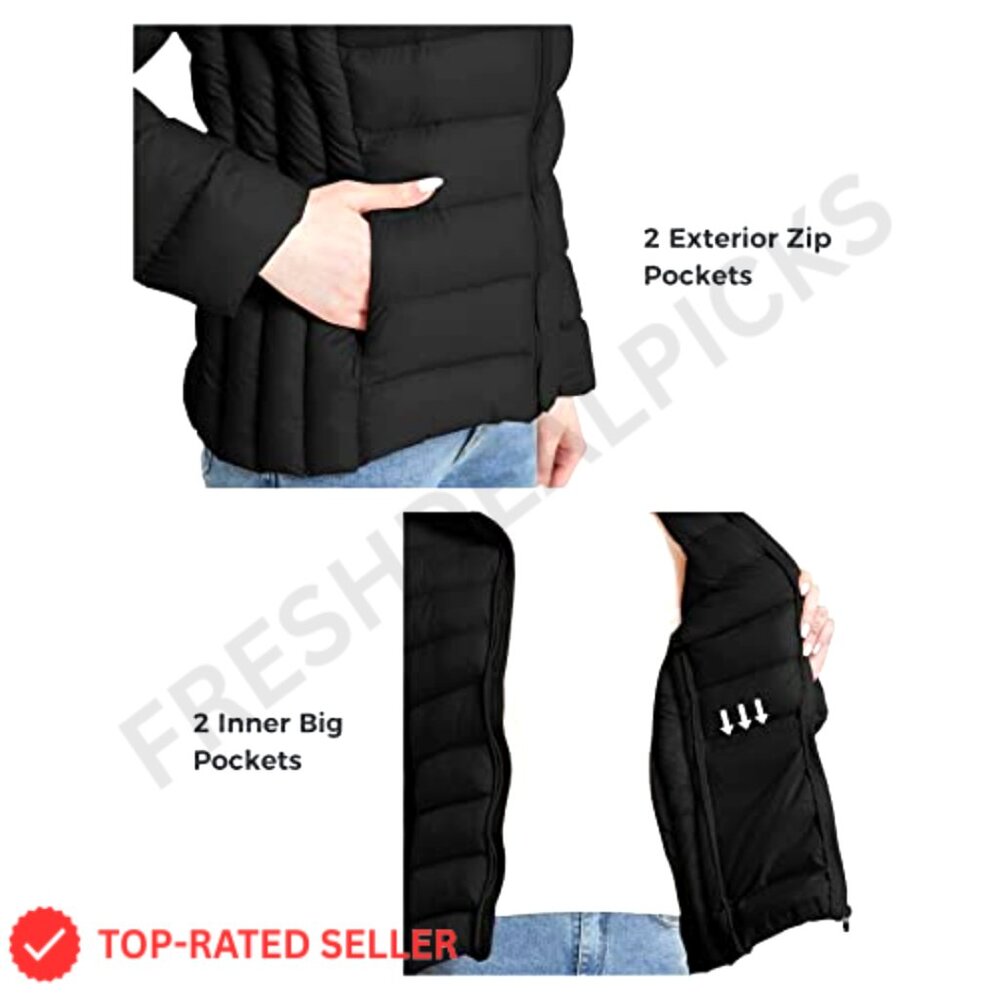 Packable Puffer Jacket Windproof Lightweight Wint… - image 6